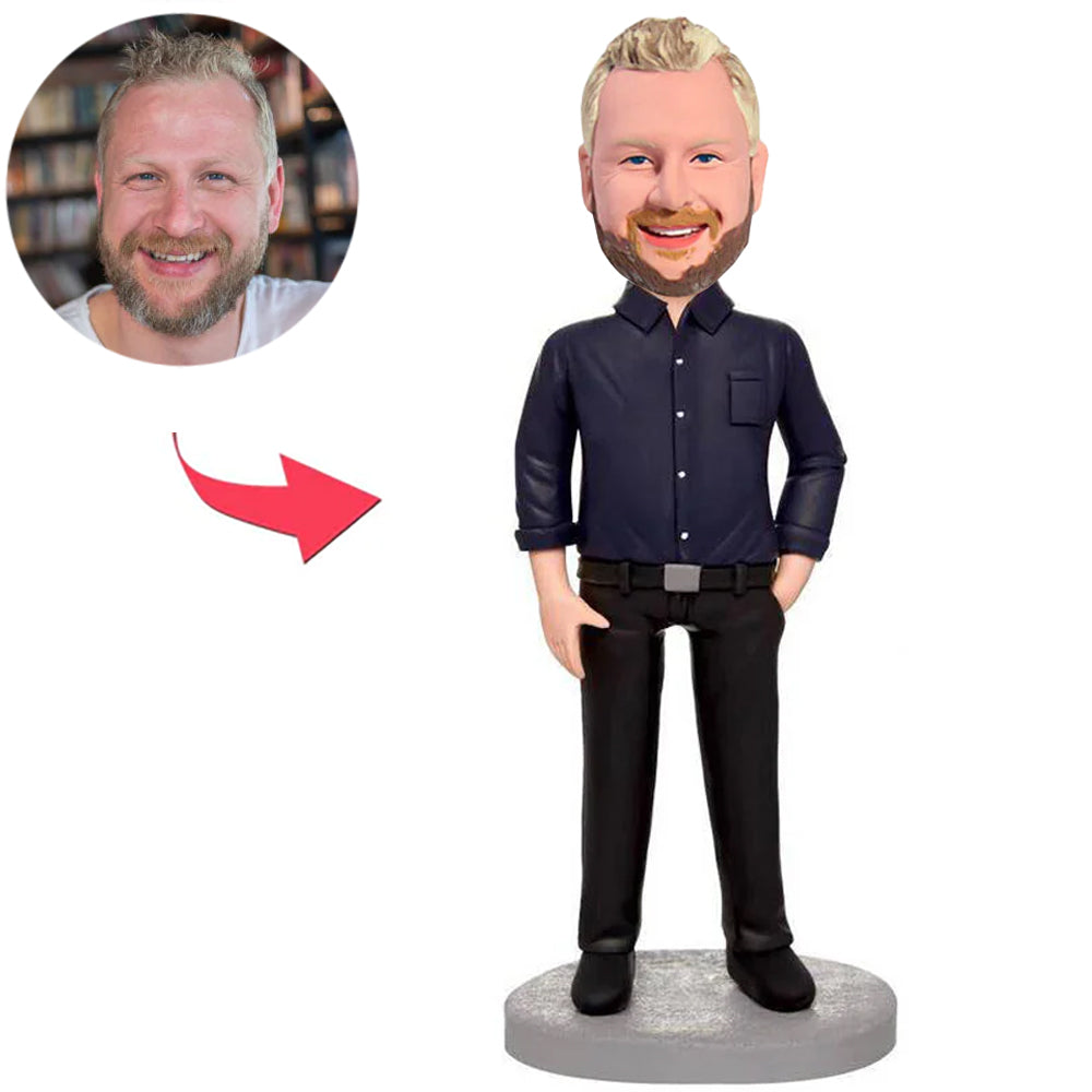 Black Pants Boss Custom Bobbleheads