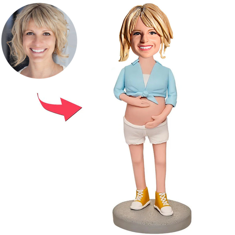 Fashion Pregnant Mother Custom Bobbleheads