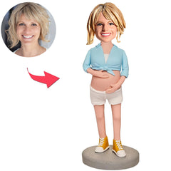 Fashion Pregnant Mother Custom Bobbleheads