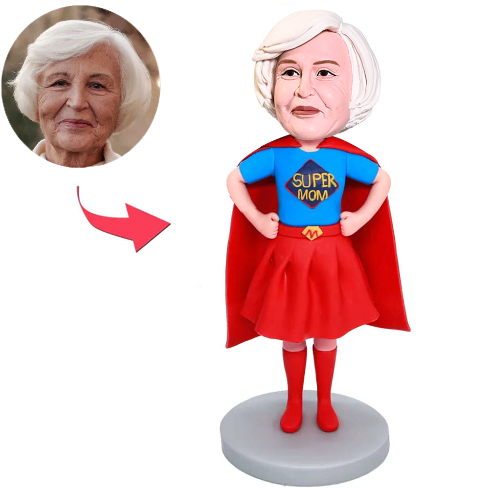 Super Mom Custom Bobbleheads