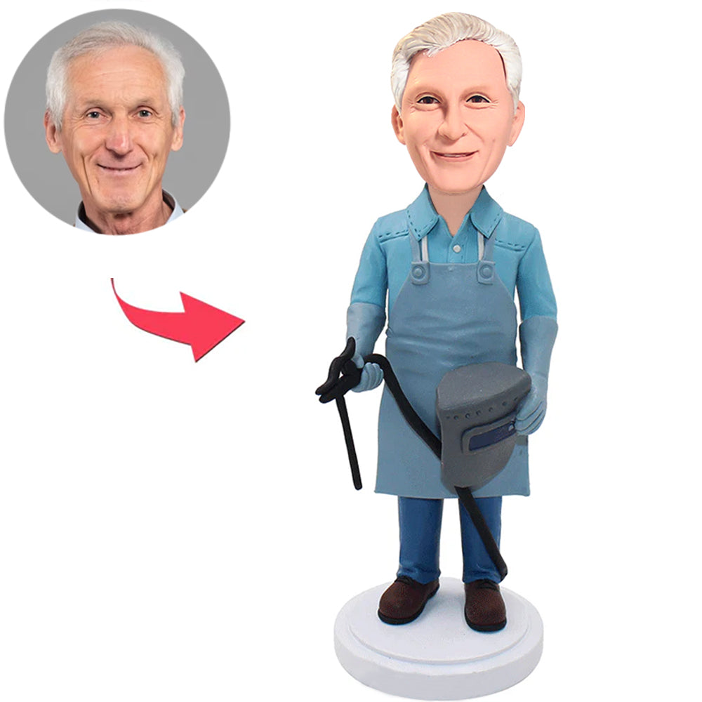 Male Welder Custom Bobbleheads