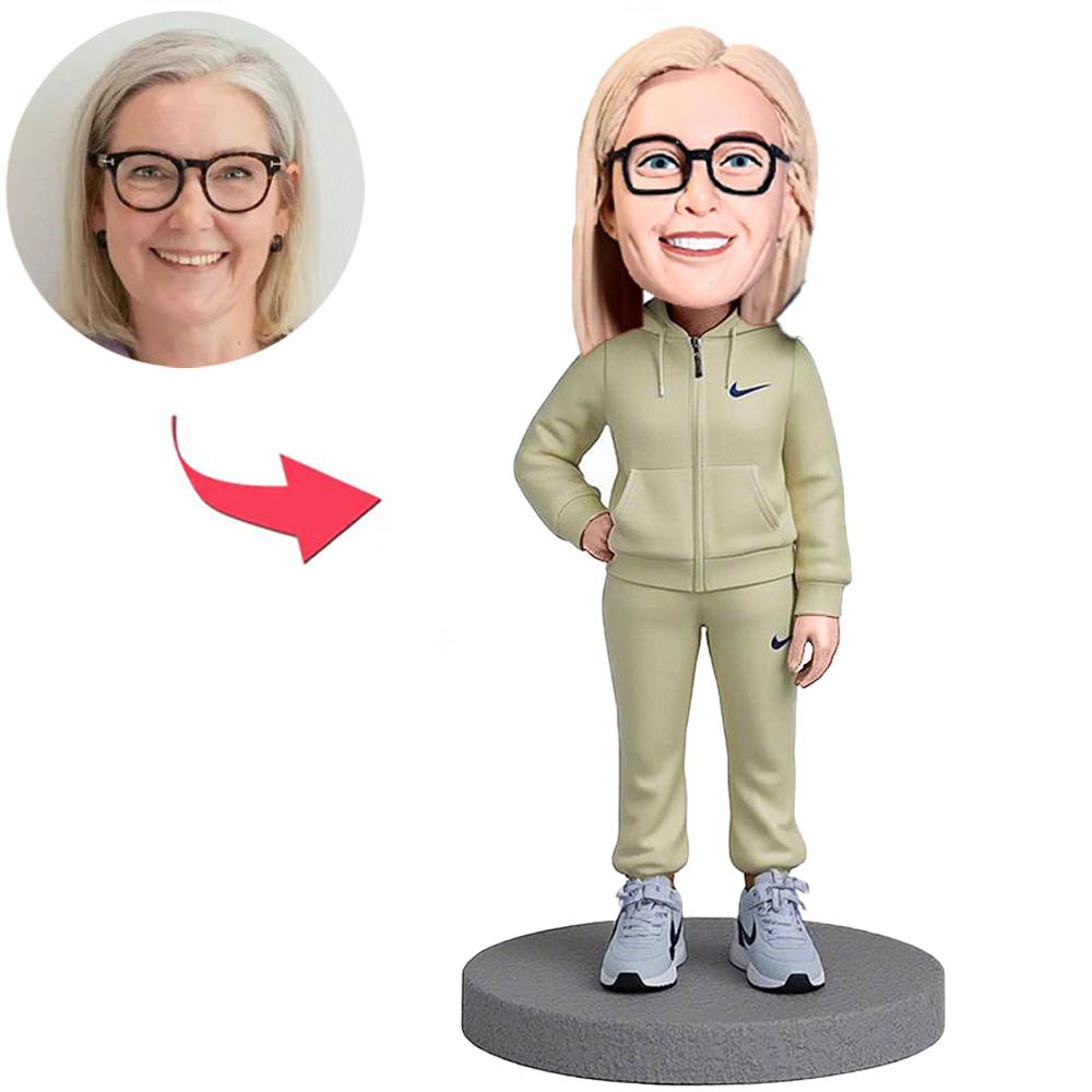 Casual Nike Suit Woman Custom Bobbleheads