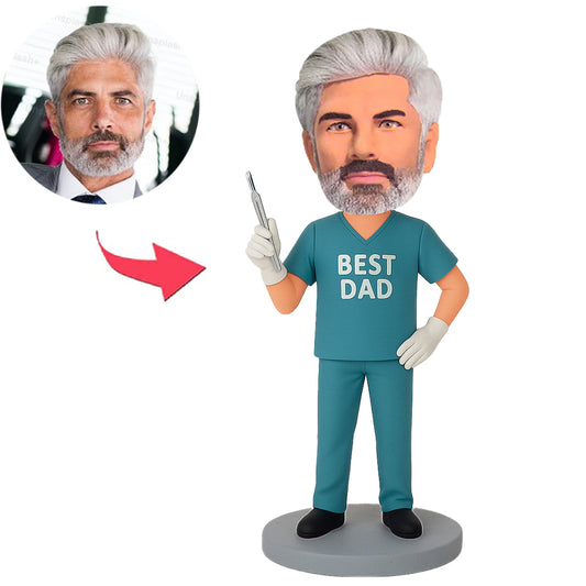 Best Dad Surgeon Custom Bobbleheads