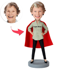 Fashion Super Mom Custom Bobbleheads