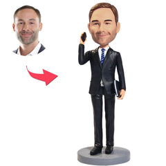Business Man on the Phone Custom Bobbleheads