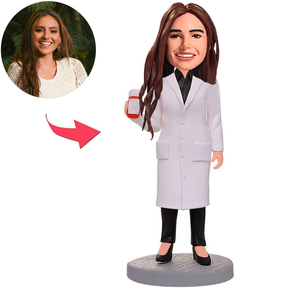 Female Pharmacist Custom Bobbleheads