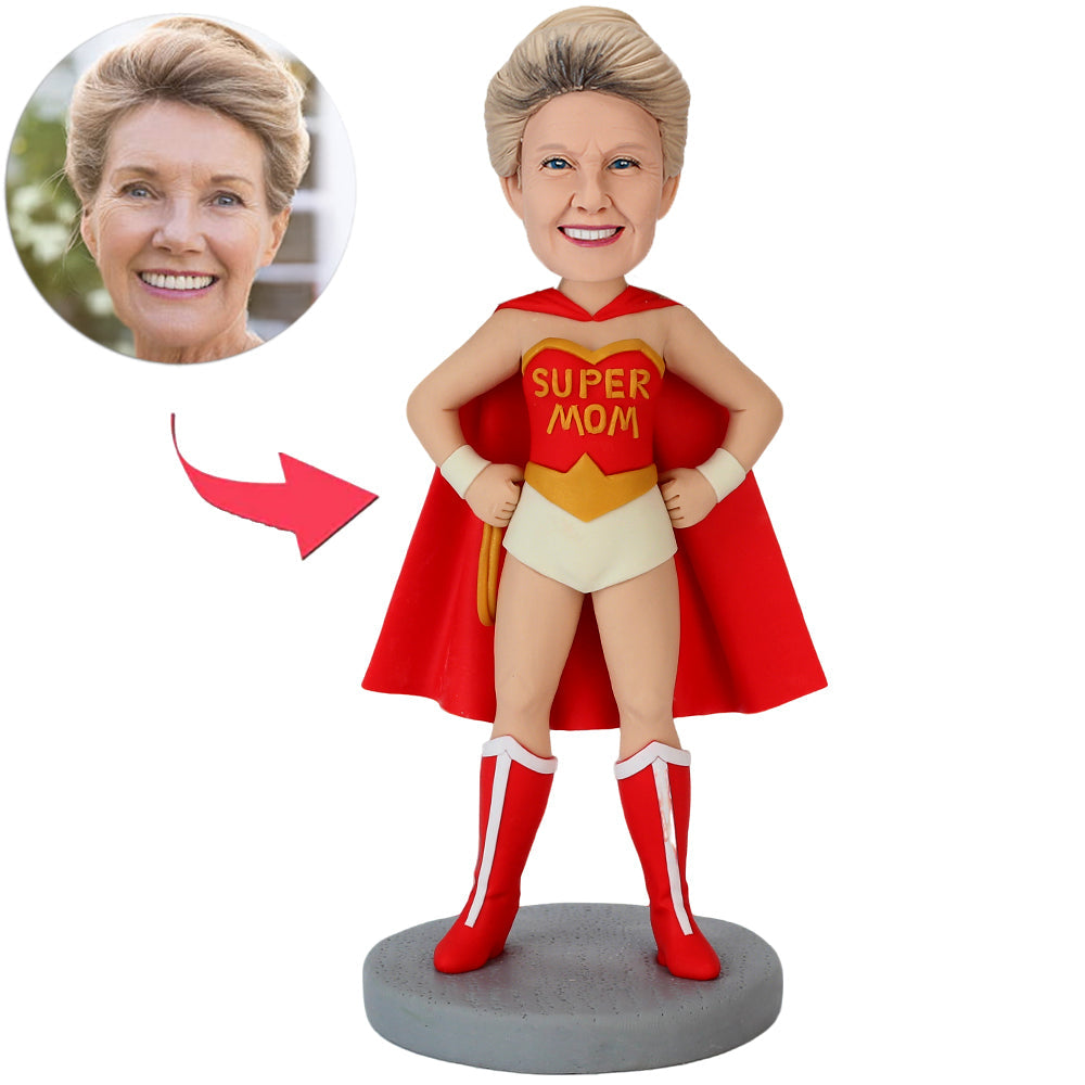 Wonder Woman Super Mom Custom Bobbleheads
