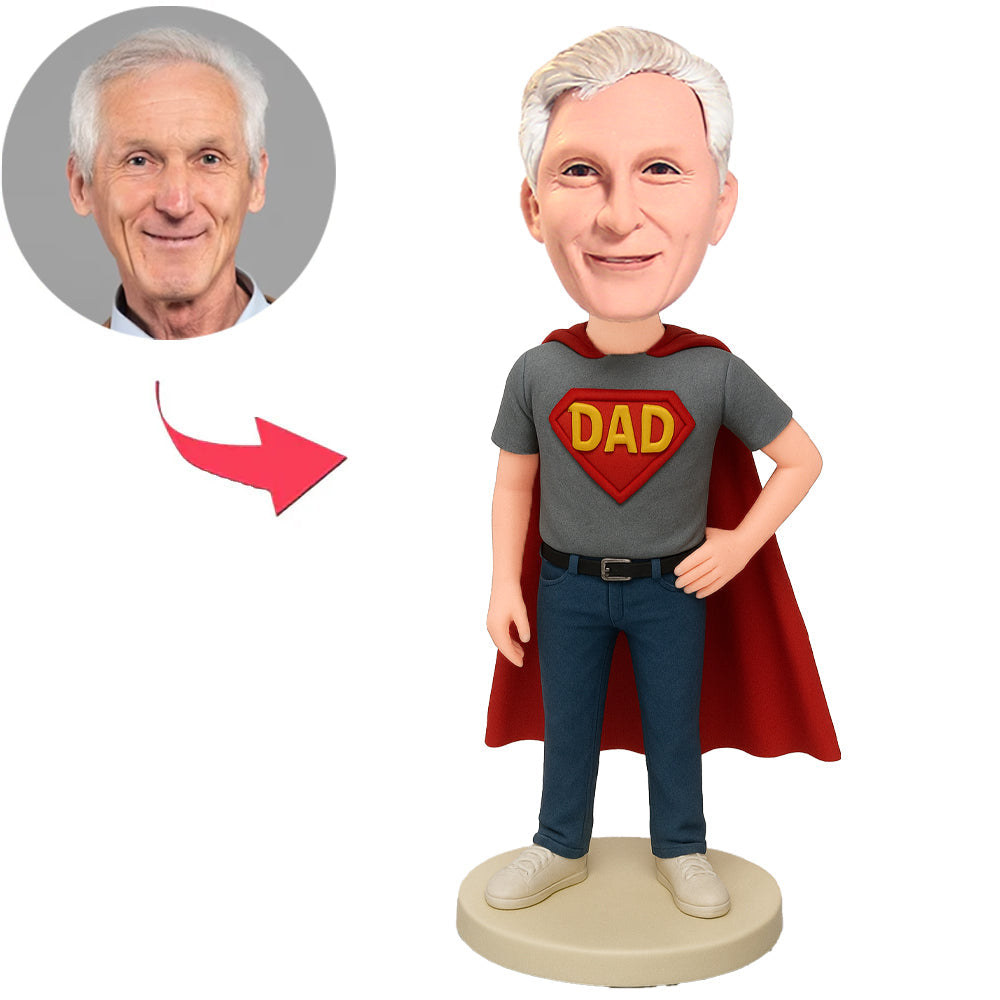Dad Superman Custom Bobbleheads