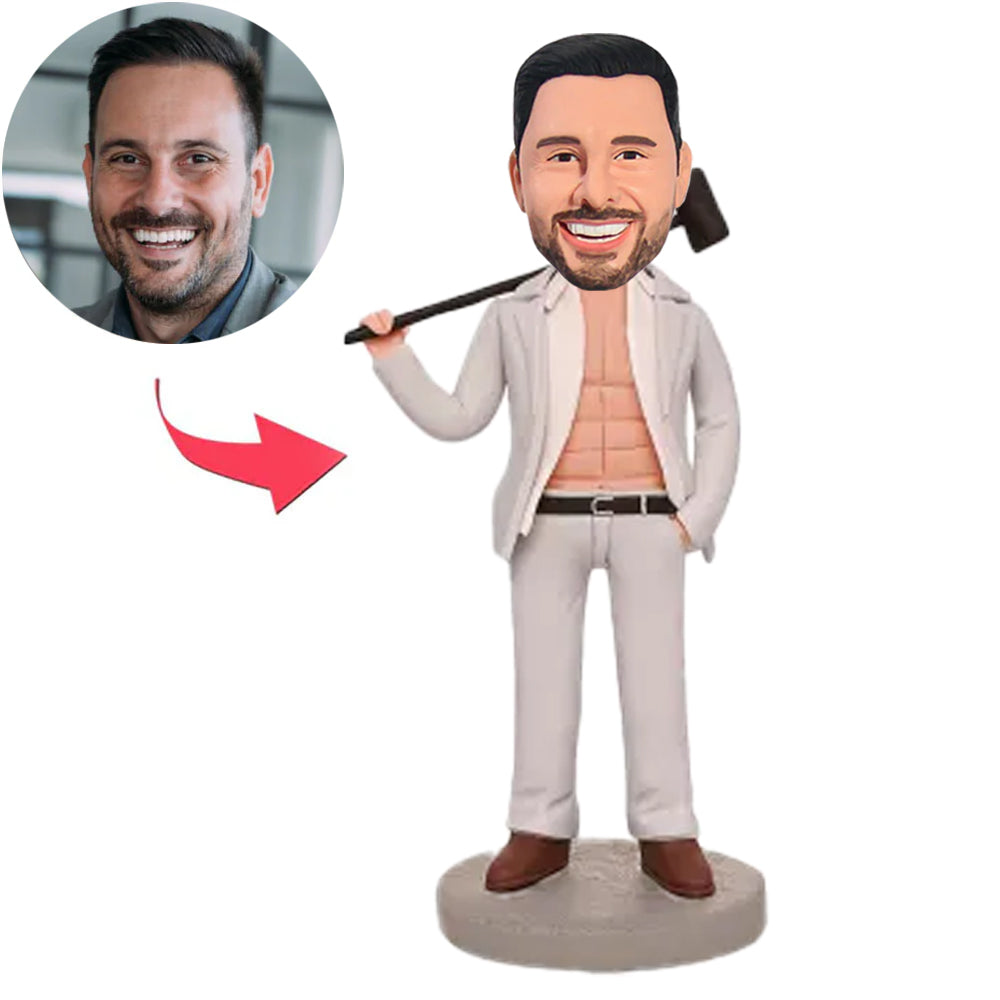 Man with Hammer Custom Bobbleheads
