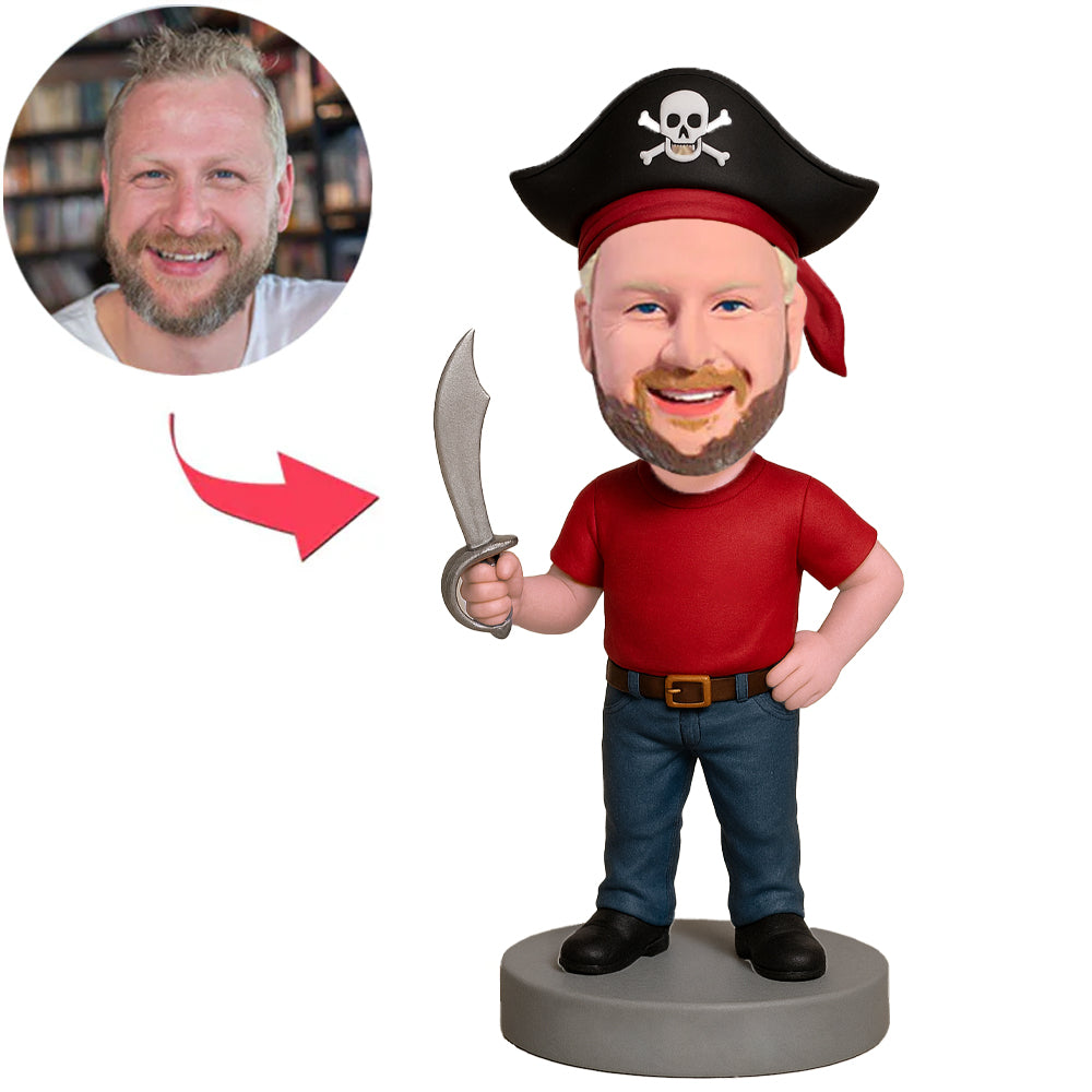 Pirate with Knife Custom Bobbleheads
