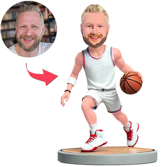 Running Basketball Boy Custom Bobbleheads