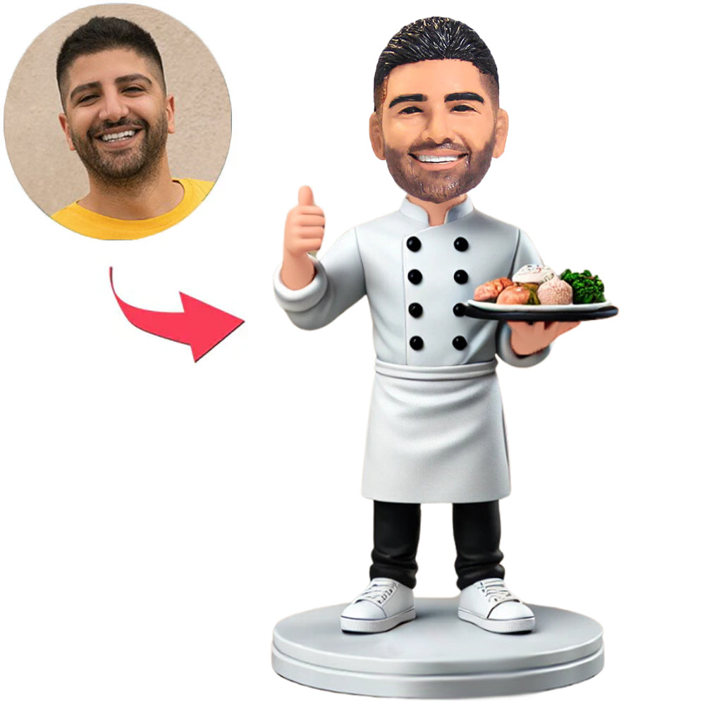 Chef Giving Thumbs Up Custom Bobbleheads