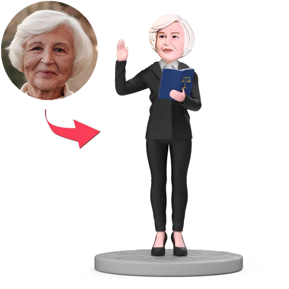 Female Judge Custom Bobbleheads