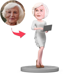 Female Programmer Custom Bobbleheads