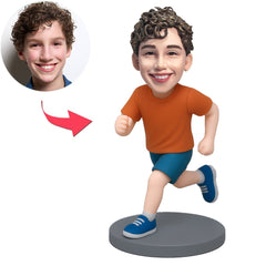 Happy Running Boy Custom Bobbleheads