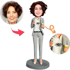 Business Mom Ever on The iPhone Custom Bobbleheads