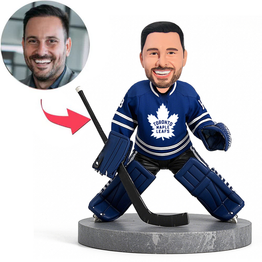 Toronto Maple Leafs Ice Hockey Goalie Custom Bobbleheads