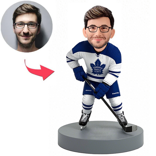 Toronto Maple Leafs Ice Hockey Fans Custom Bobbleheads