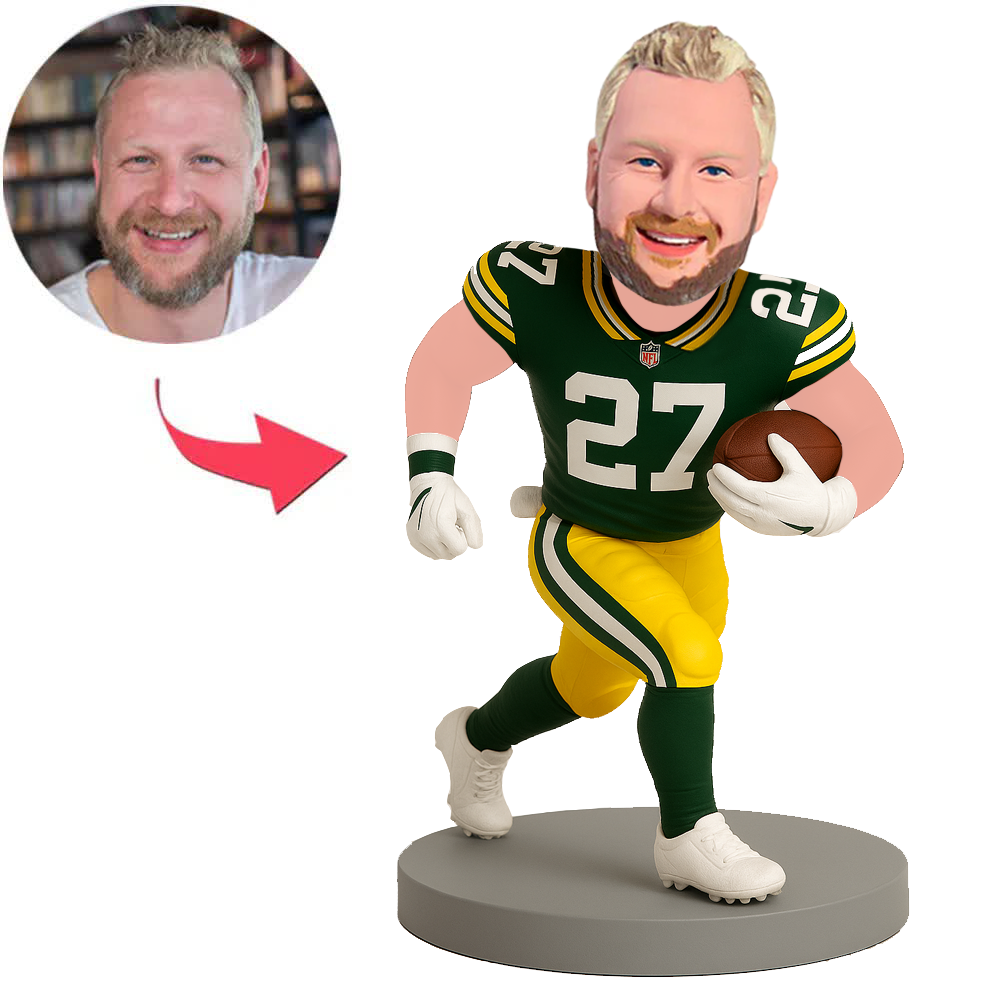 Green Bay Packers Football Players Custom Bobbleheads