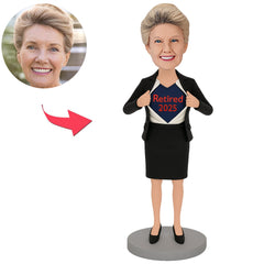 Super Business Woman Retired 2025 Custom Bobbleheads