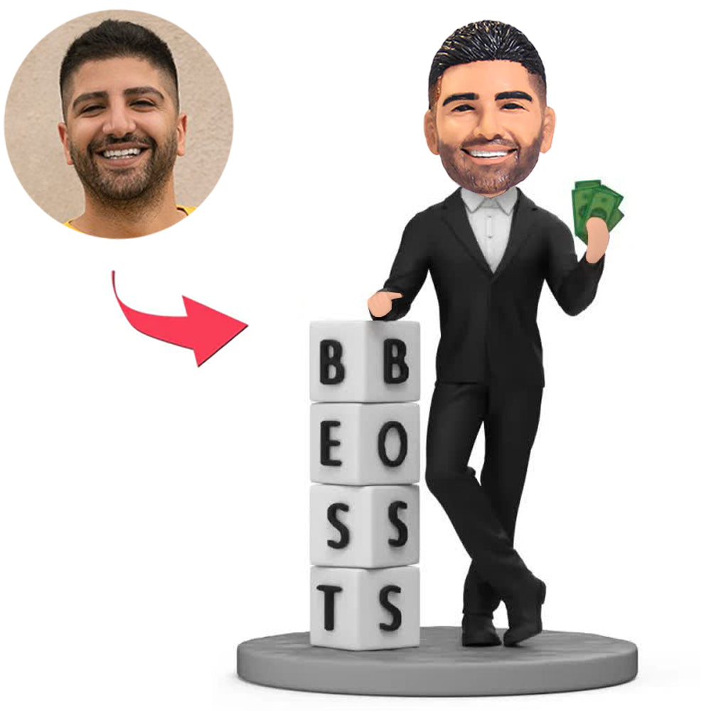 Boss with Banknotes Custom Bobbleheads