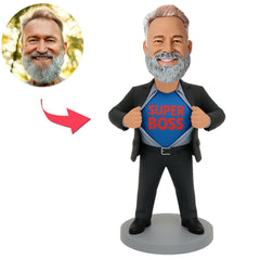 Super Boss Wearing Suit Custom Bobbleheads