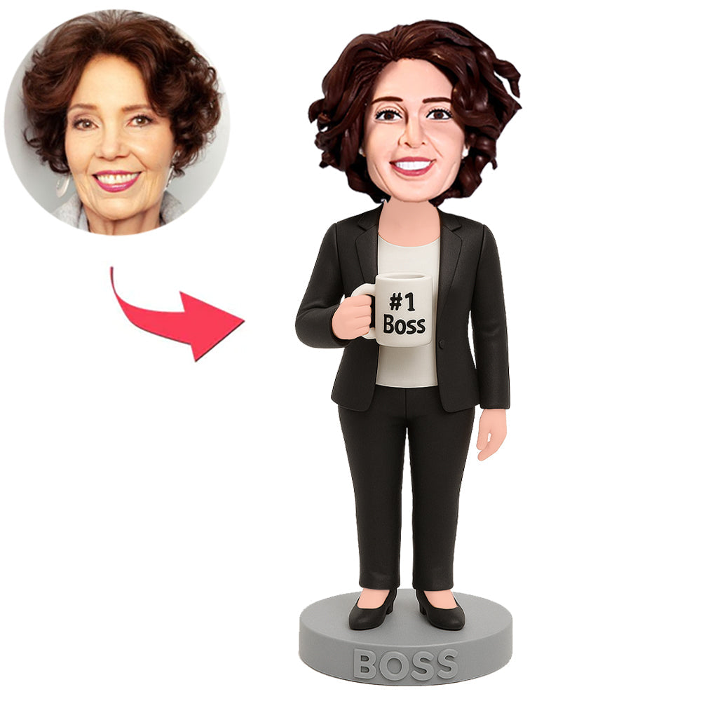 #1 Female Boss Custom Bobbleheads