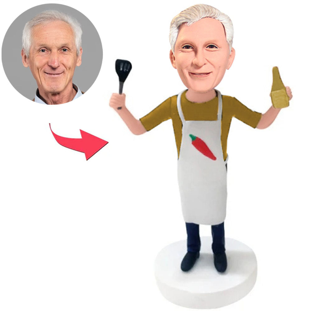 Cooking Man Custom Bobbleheads