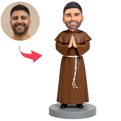 Man in Monk Outfit Custom Bobbleheads