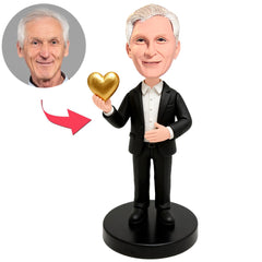 Man With Golden Heart Custom Bobbleheads