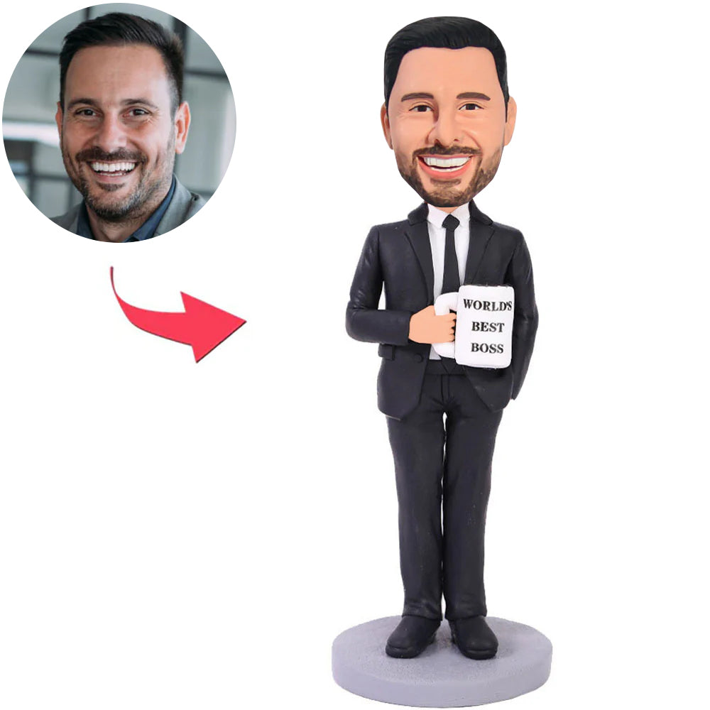 WORLD'S BEST BOSS Custom Bobbleheads