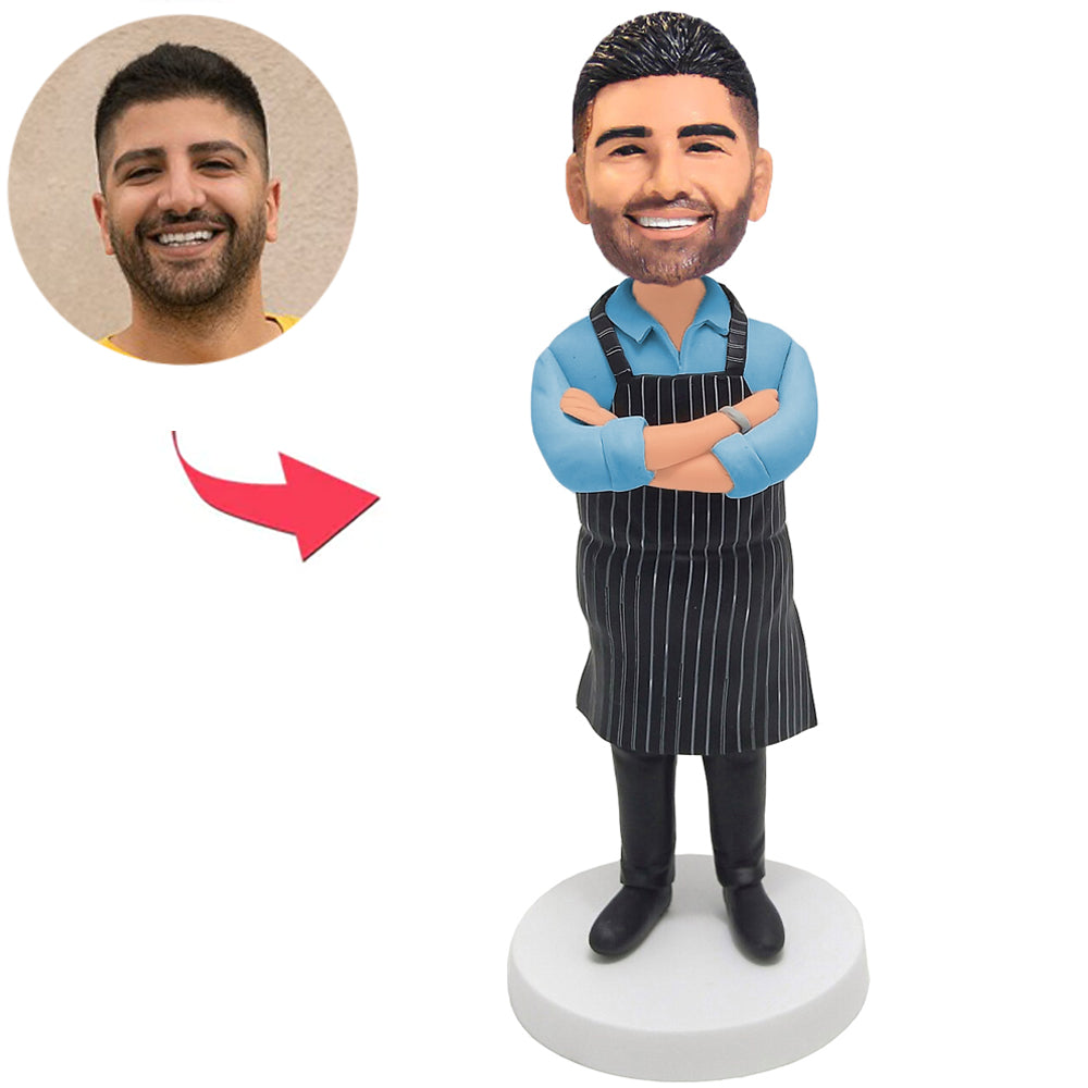Man in Apron Custom Bobbleheads