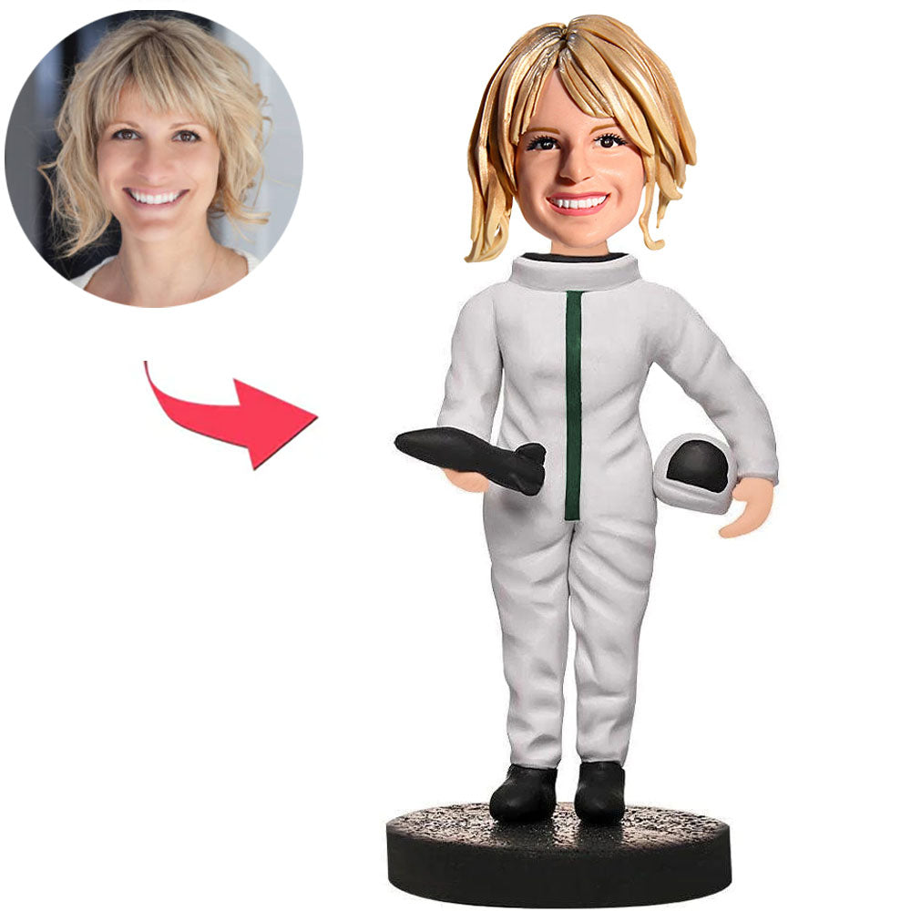 Female Astronaut Custom Bobbleheads