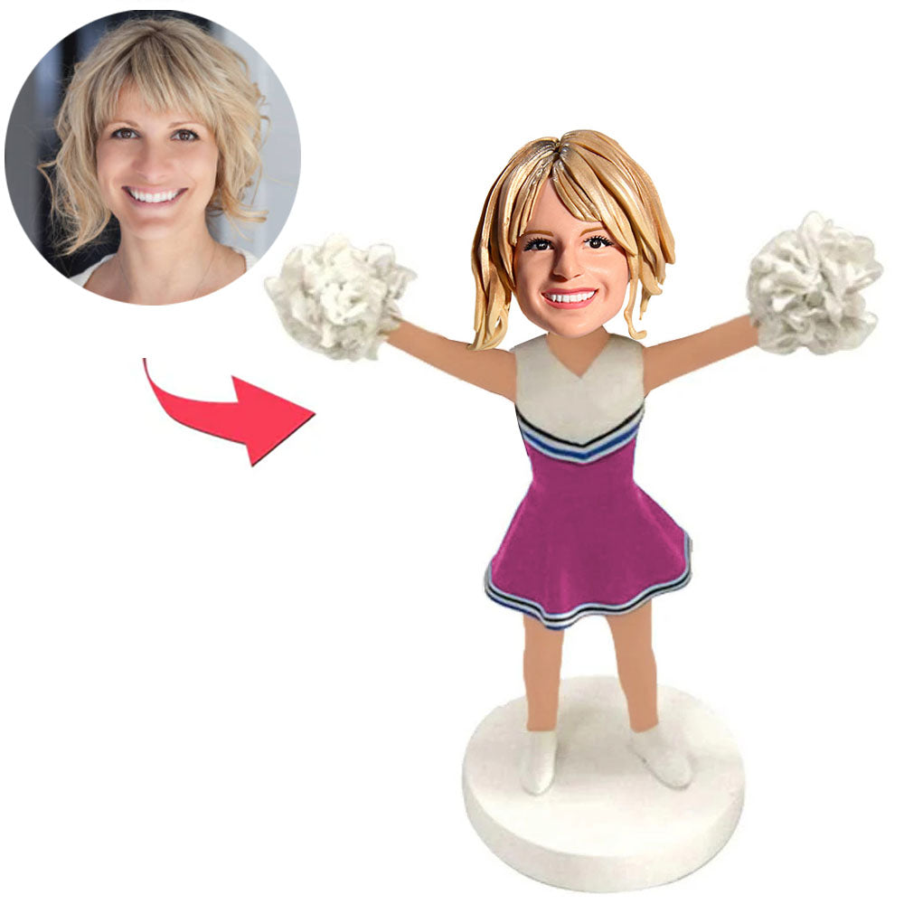 Cheerleaders Beautiful Girl Custom Bobbleheads
