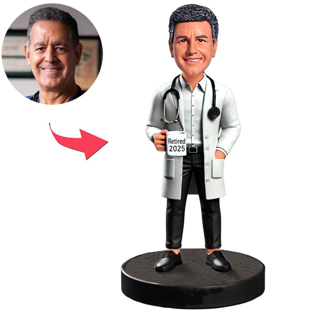 Retired 2025 Doctor Custom Bobbleheads