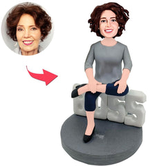 Female World's Best Boss Custom Bobbleheads