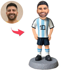 Messi Soccer Player Number 10 Fan Custom Bobbleheads