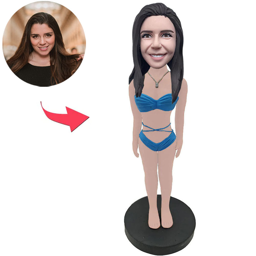 Bikini Blue Bikini Girls Custom Bobbleheads