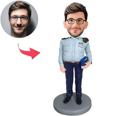 Handsome Policeman Custom Bobbleheads
