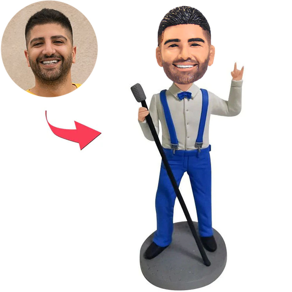 Cool Man Sing Song Custom Bobbleheads