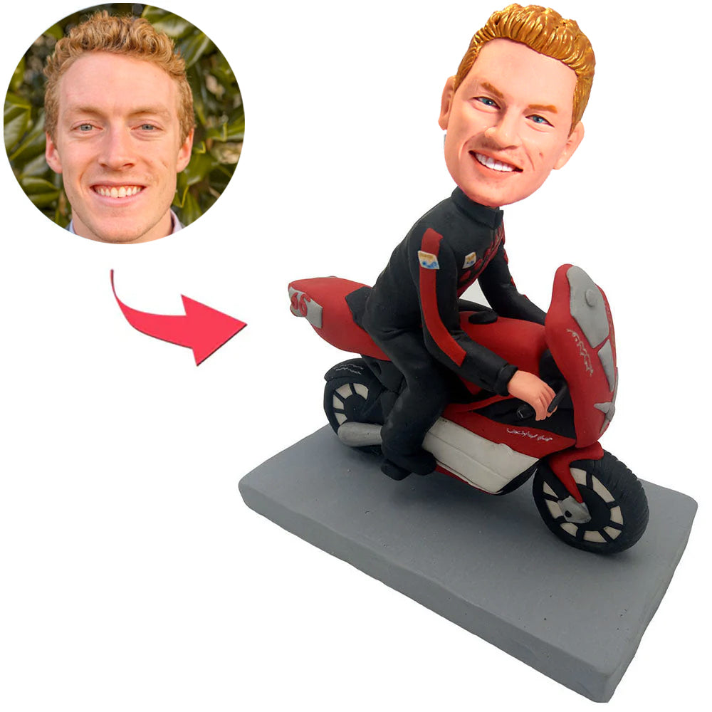 Custom Bobbleheads Motorcyclist