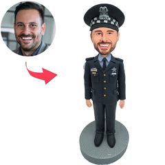Custom Bobbleheads Police Man with Police Hat