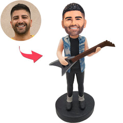 Custom Bobbleheads Guitar Musicians