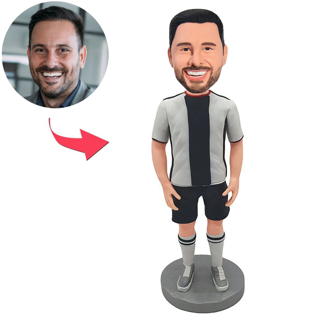 Custom Bobbleheads Casual Happy Man with Sportswear