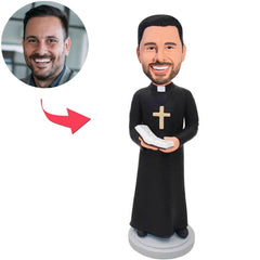 Priest with Cross Custom Bobbleheads