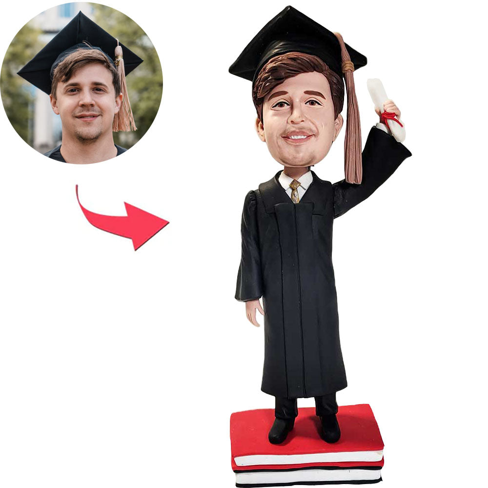 Happy Graduation Man Custom Bobbleheads
