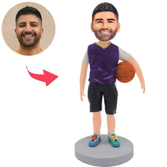 Cool Basketball Boy Custom Bobbleheads