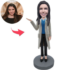 Custom Bobbleheads Female Doctor