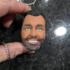 Custom Keychain Bobbleheads Sculpted From Photo