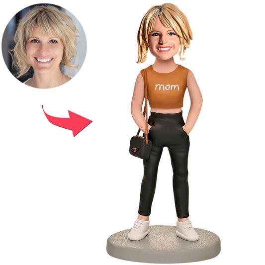 Rich Fashion Mom Custom Bobbleheads